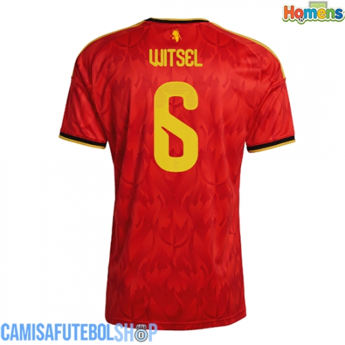 Camisa de time de futebol Bélgica Axel Witsel #6 Replicas 1º Equipamento Mundo 2026 Manga Curta